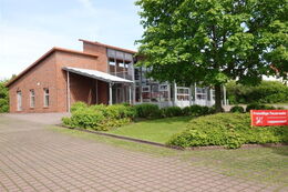 Blick auf das Feuerwehrgebäude in Leppersdorf