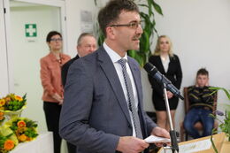 Jörg Szewczyk - 1. Beigeordneter des Landrates des Landkreises Bautzen während seiner Rede